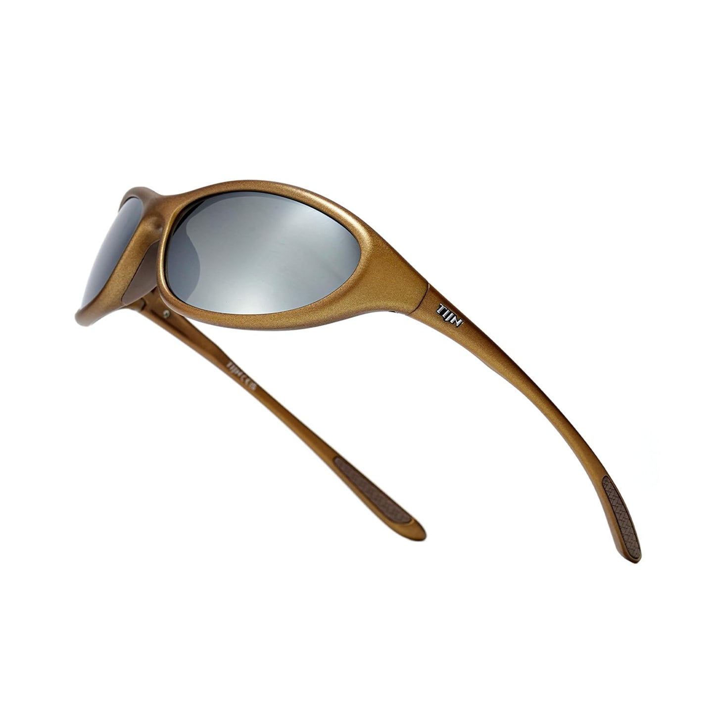 TIJN Sports Sunglasses for Men Women UV400 Wraparound Cycling Running Golf Motorcycle Glasses, Wide Fit Outdoor Shades, Vanta