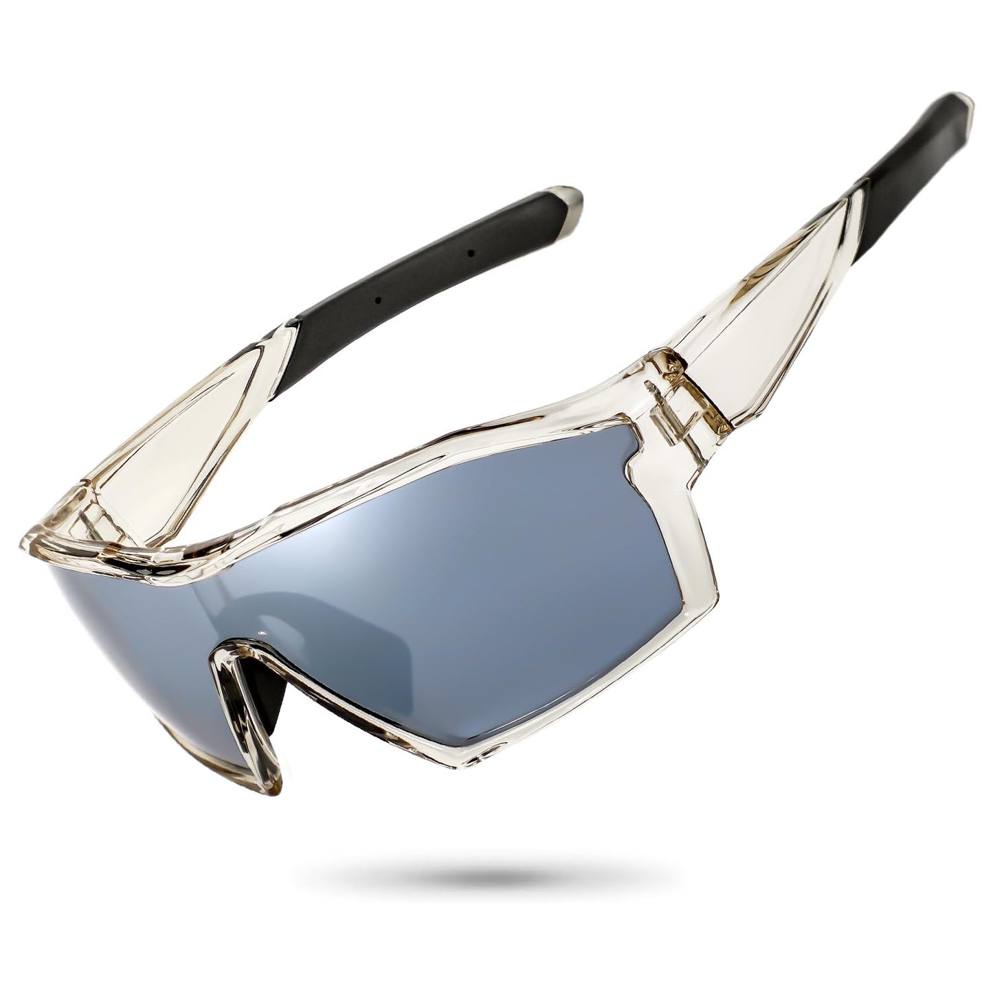 Meeloog Premium Sports Sunglasses for Men Women, Wrap Around UV400 Protection Glasses for Cycling Running Baseball Pickleball