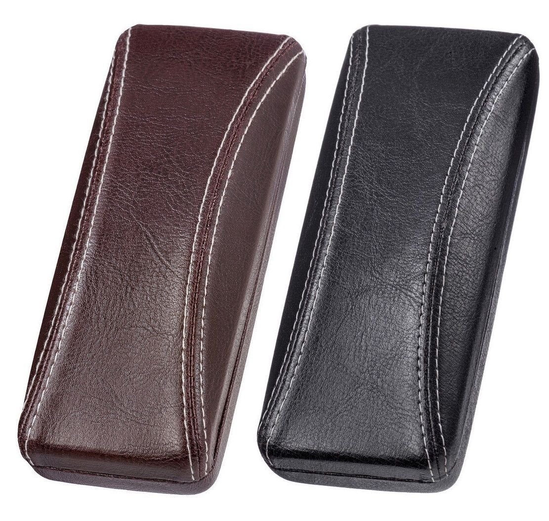 100 Pack Glasses Hard Case - Metal Clamshell Protective Cases