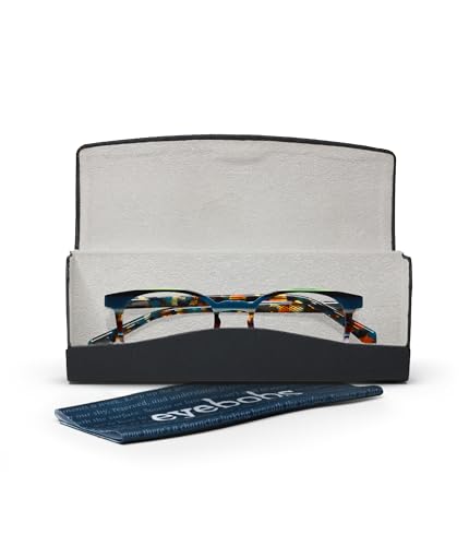 eyebobs - Boardroom | Premium Reading Glasses for Men and Women | Square Frame for Average Faces | Available in 0.0x - 4.0x