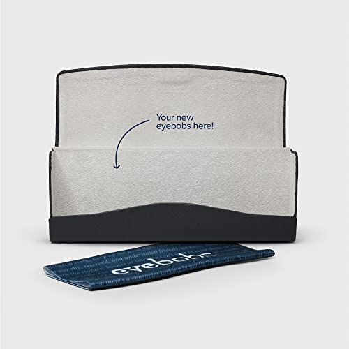eyebobs - Boardroom | Premium Reading Glasses for Men and Women | Square Frame for Average Faces | Available in 0.0x - 4.0x