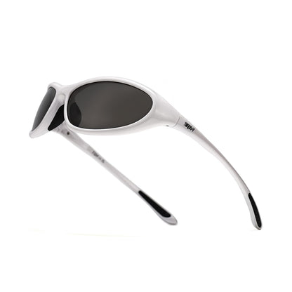 TIJN Sports Sunglasses for Men Women UV400 Wraparound Cycling Running Golf Motorcycle Glasses, Wide Fit Outdoor Shades, Vanta