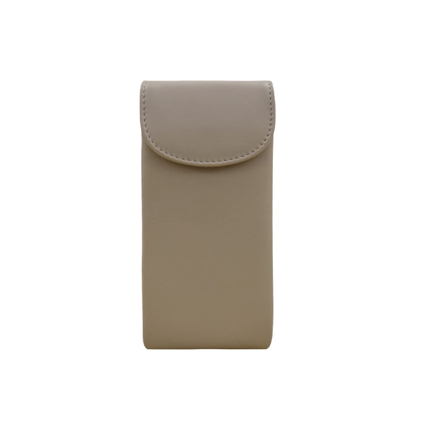 ili New York Double Flap Leather Eyeglass Case, Soft 2-in-1 Dual Glasses Pouch for Sunglasses and Reading Glasses