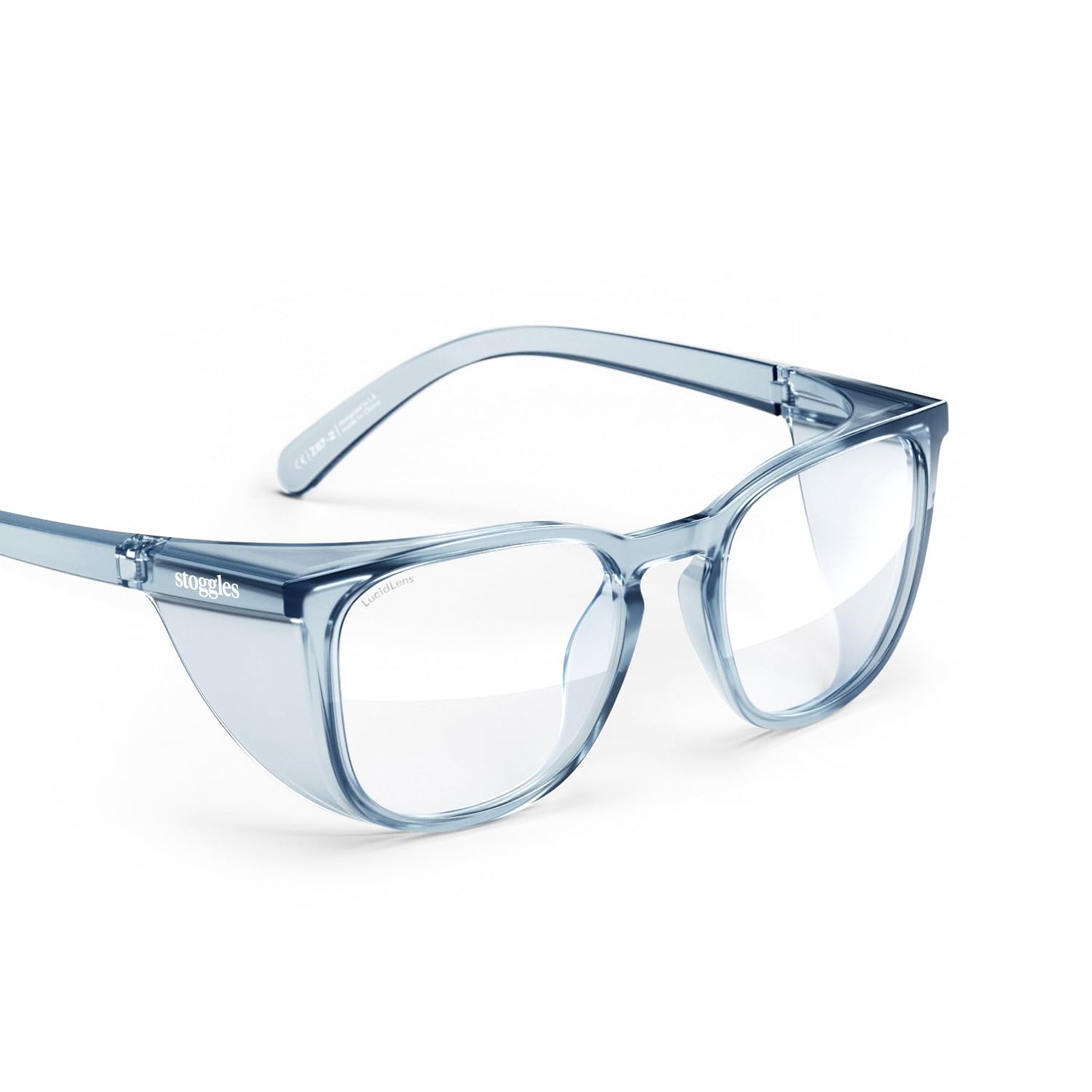 Stoggles - Official - Square - Z87.1 Certified Safety Glasses - Anti-Fog - Blue Light Blocking