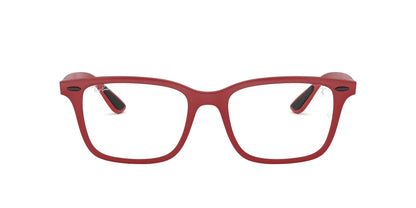 Ray-Ban RX7144m Scuderia Ferrari Collection Square Prescription Eyeglass Frames