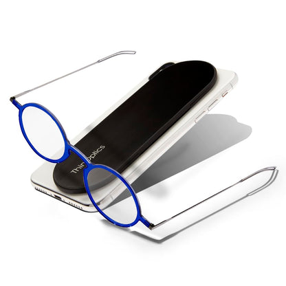 Always With You by ThinOptics Reading Glasses with Slim Case – Readers Attach to Your Phone, Tablet, or Fit in Your Pocket