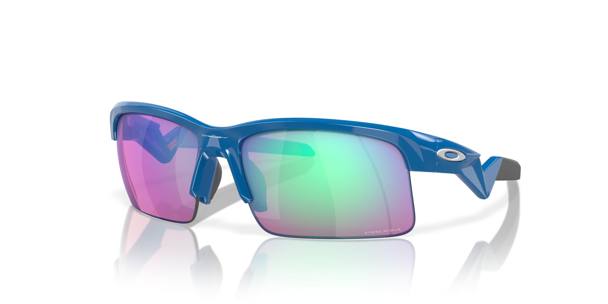 Oakley Child Sunglasses Polished Black Frame, Prizm Grey Lenses, 63MM