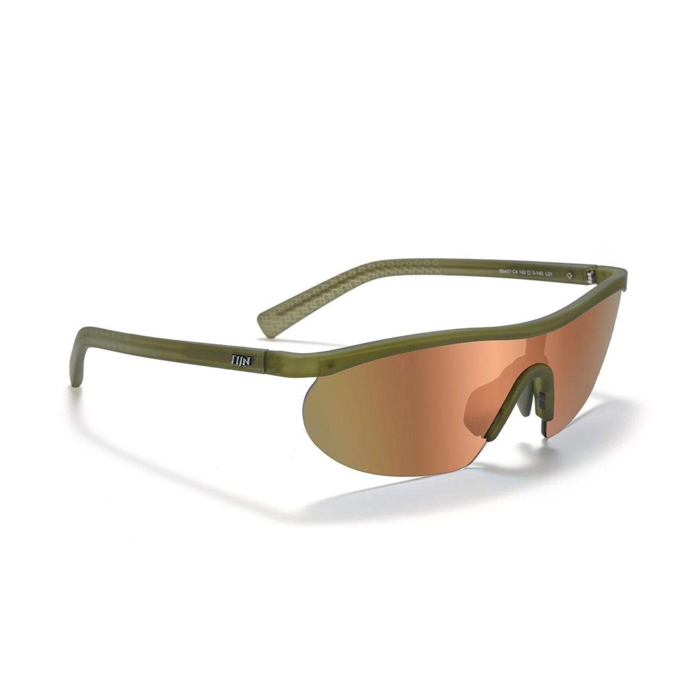 TIJN Anti-Slip Sport Sunglasses Men Women,UV400 Running Baseball Cycling Golf Hiking Fishing Wrap Around Outdoor Glasses