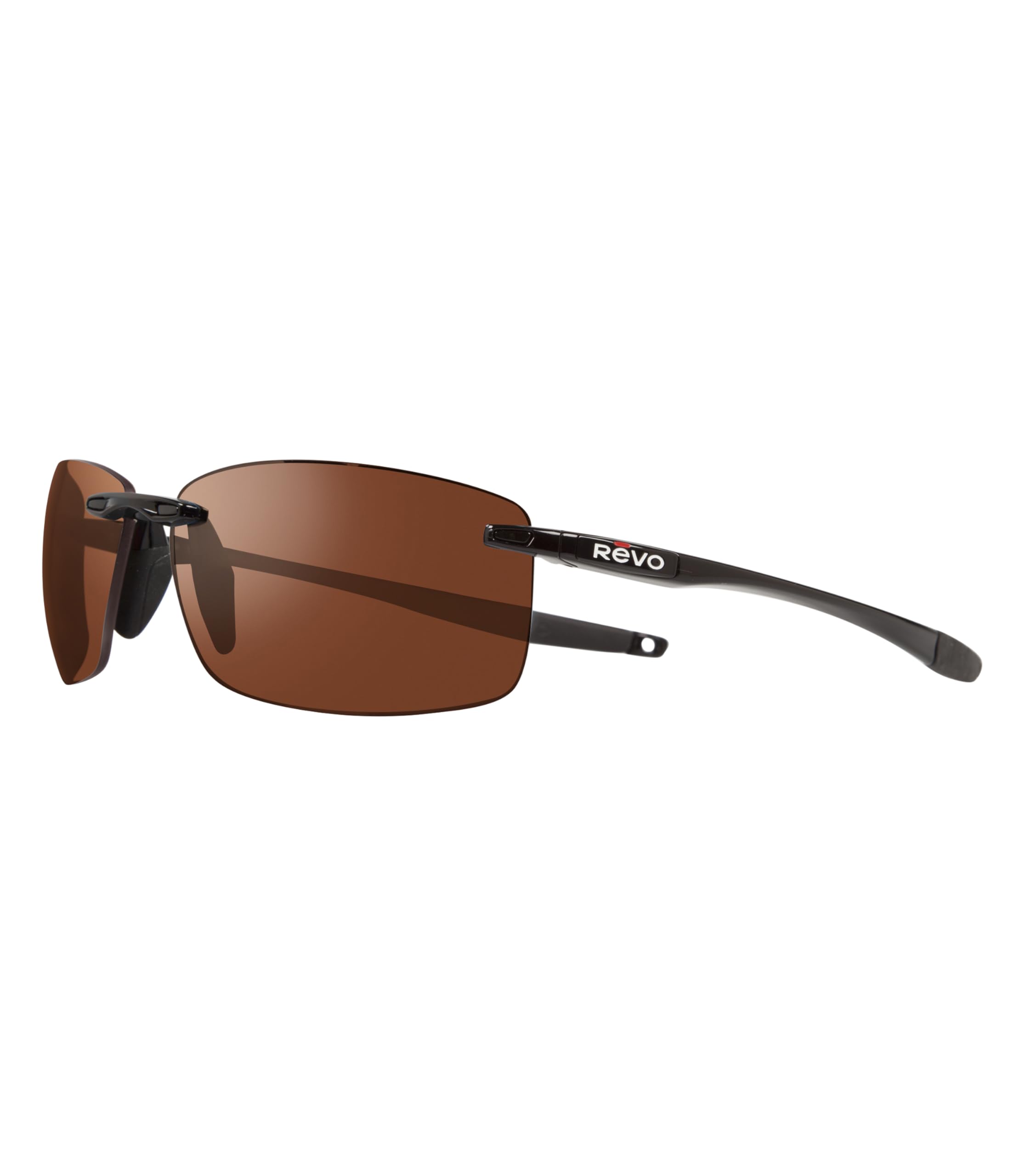 Revo Sunglasses Descend N: Polarized Lens with Rimless Rectangular Frame