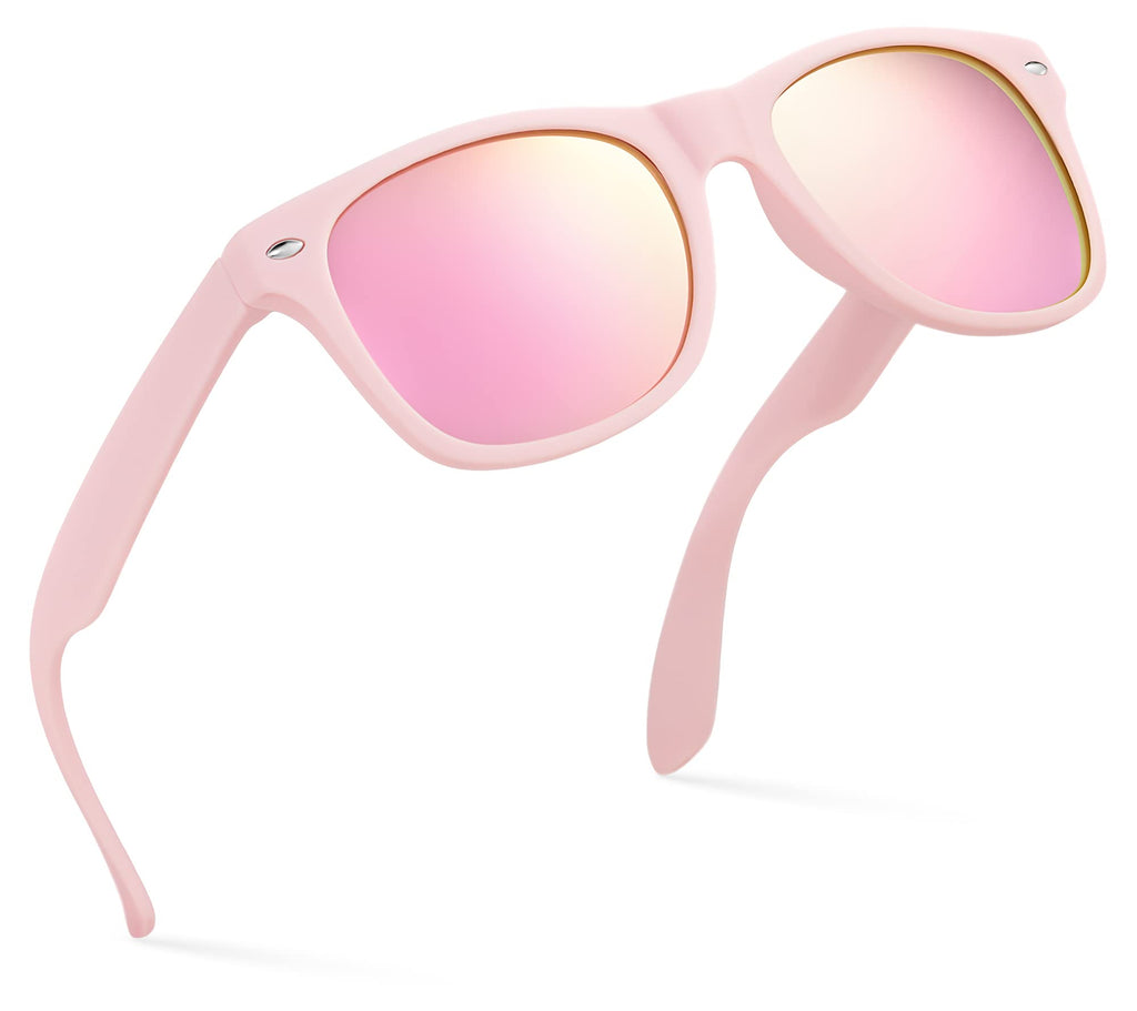 Retro Rewind Kids Sunglasses for Boys Girls Age 3-12 - Shatterproof UV400 Toddler Children Sun Glasses