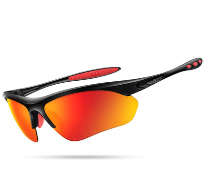 Lamicall 22g Polarized Sports Sunglasses for Men Women - UV400 Protection Sun Glasses for Running Cycling Baseball Driving