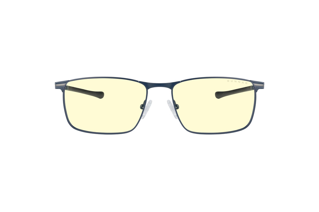 GUNNAR - Computer Blue Light Blocking Glasses Mendocino Blue Light Glasses, Midnight Blue, Adult US