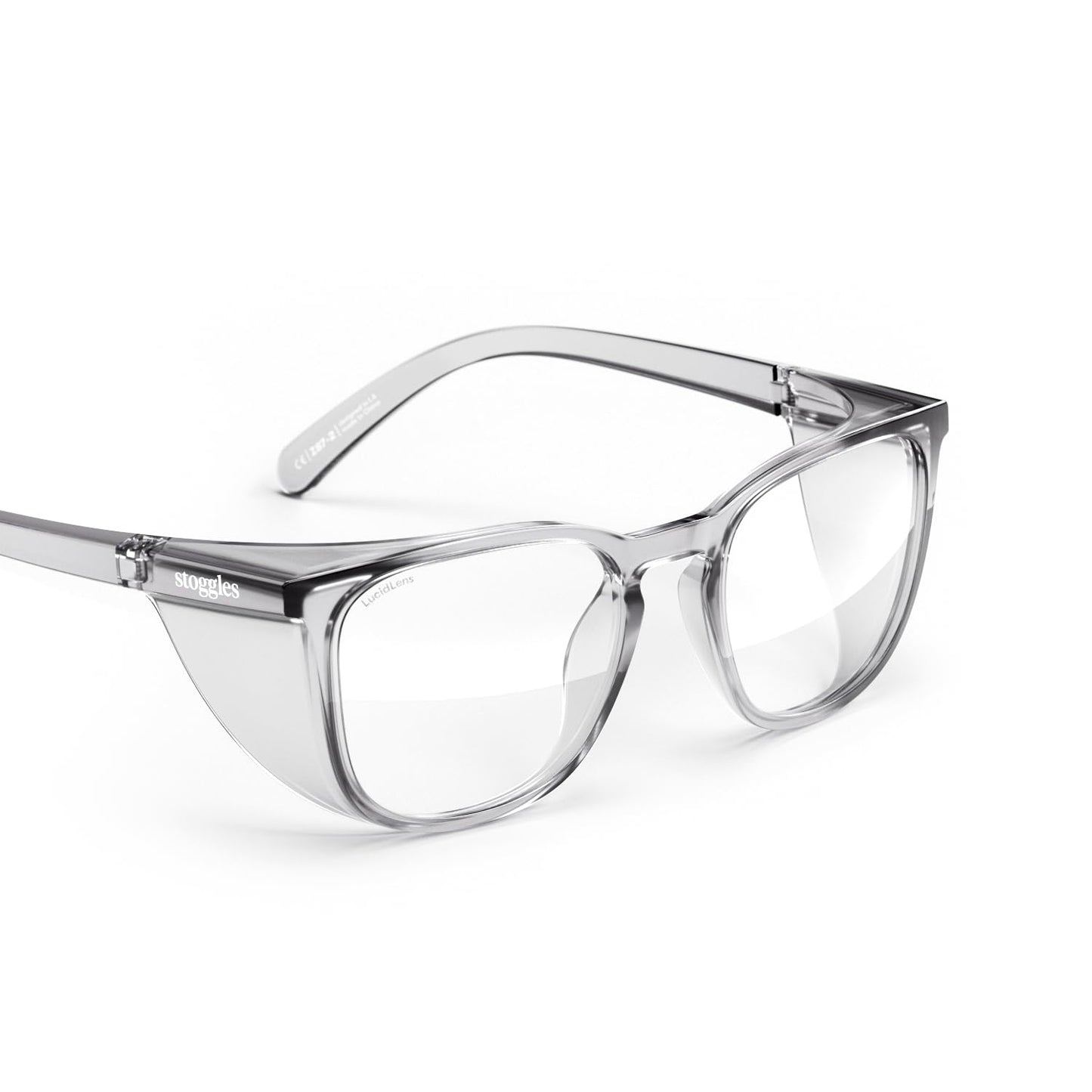 Stoggles - Official - Square - Z87.1 Certified Safety Glasses - Anti-Fog - Blue Light Blocking