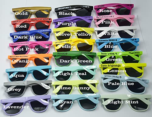 Personalized Sunglasses Bulk Party Favors Adult Custom Wedding Polarized Sunglasses Custom Branded Sunglasses