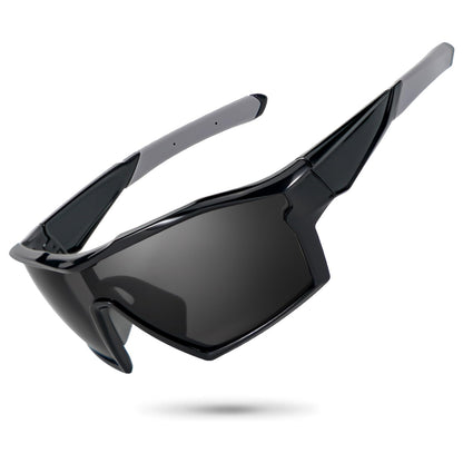 Meeloog Premium Sports Sunglasses for Men Women, Wrap Around UV400 Protection Glasses for Cycling Running Baseball Pickleball