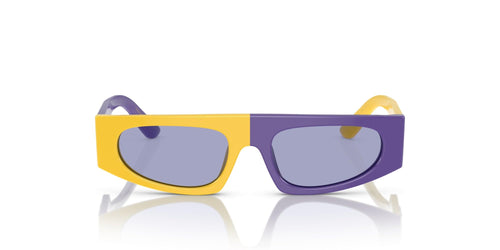 Dolce & Gabbana DX4004 34131A Sunglasses Youth Kids Boy's Violet/Yellow 47mm