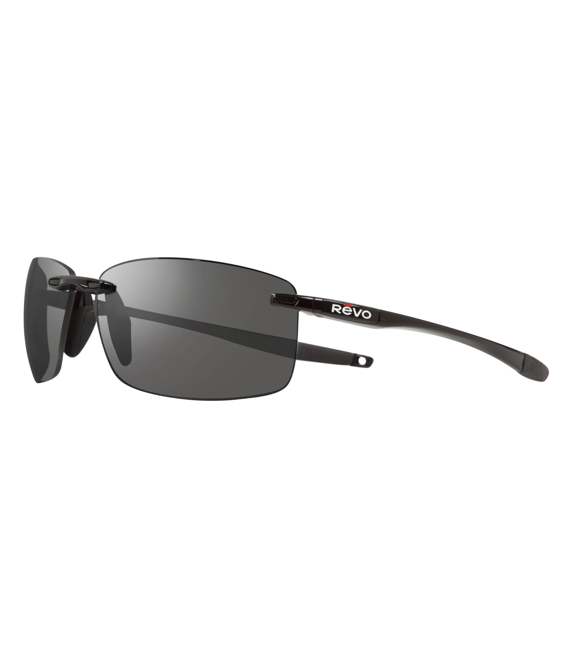 Revo Sunglasses Descend N: Polarized Lens with Rimless Rectangular Frame