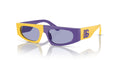 Dolce & Gabbana DX4004 34131A Sunglasses Youth Kids Boy's Violet/Yellow 47mm