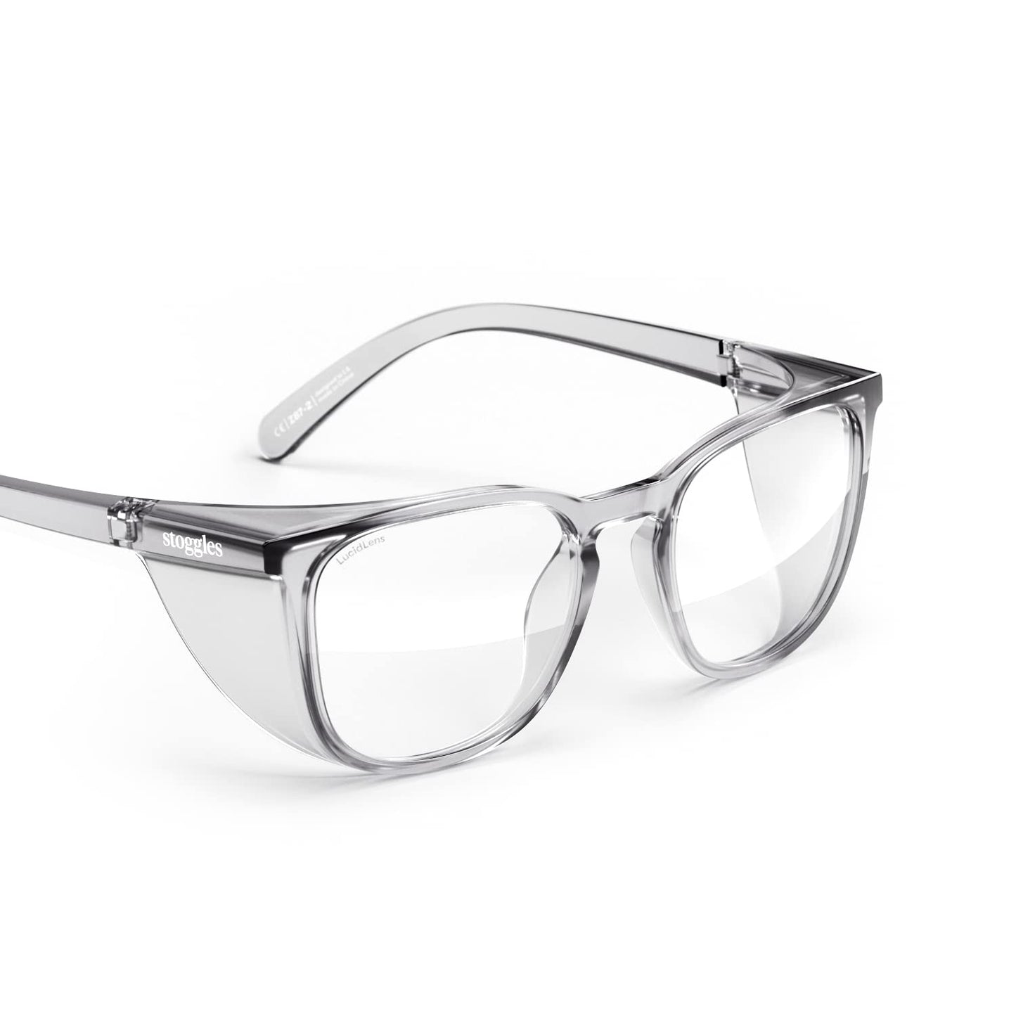 Stoggles - Official - Square - Z87.1 Certified Safety Glasses - Anti-Fog - Blue Light Blocking