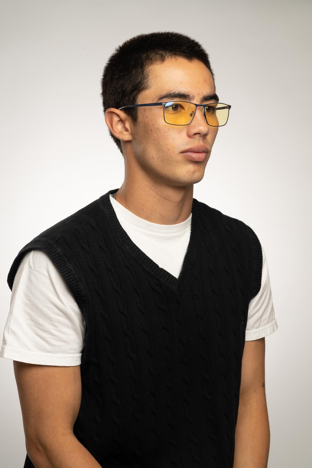 GUNNAR - Computer Blue Light Blocking Glasses Mendocino Blue Light Glasses, Midnight Blue, Adult US