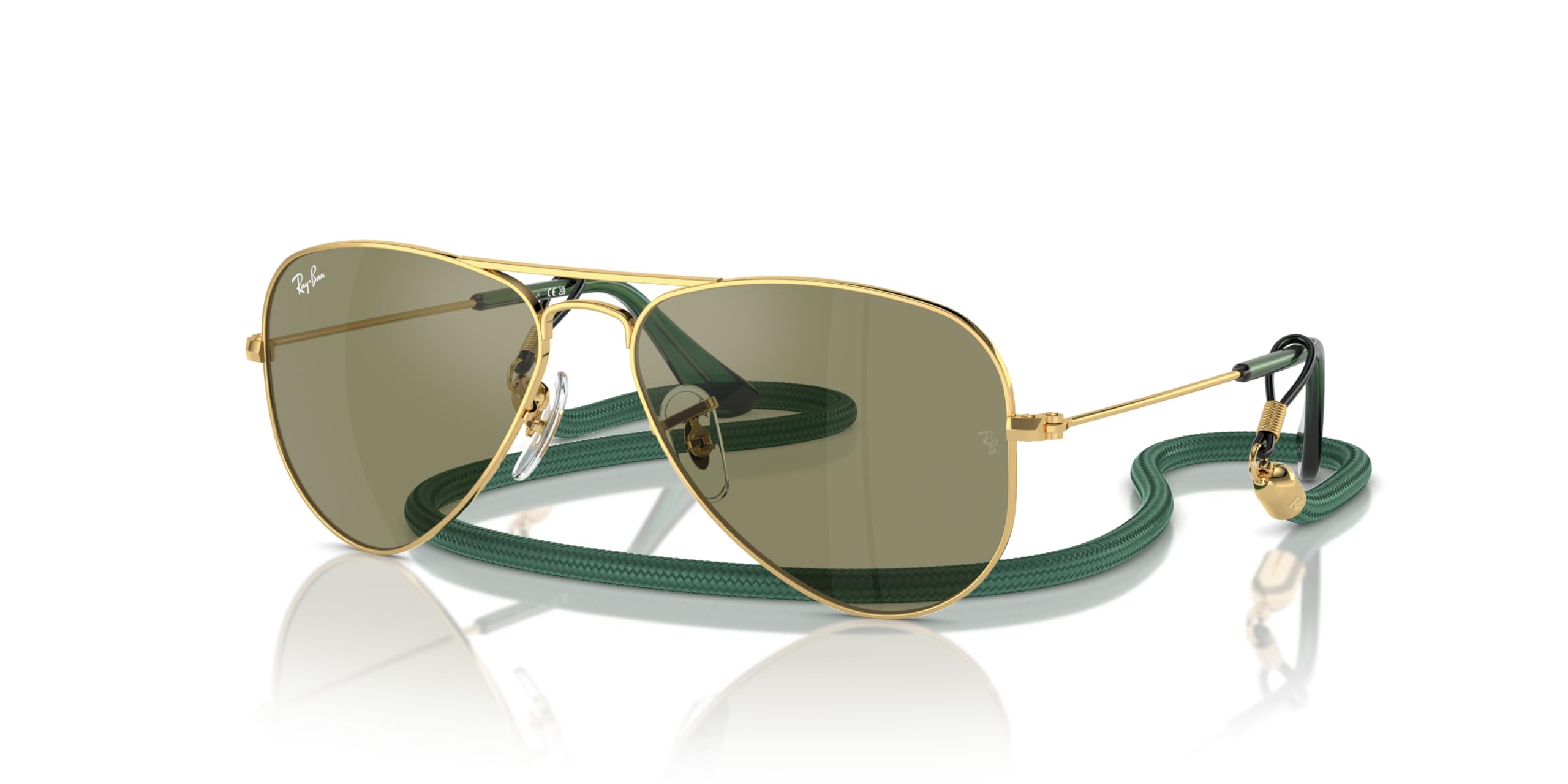 Ray-Ban Junior Kids' Rj9506s Metal Aviator Sunglasses