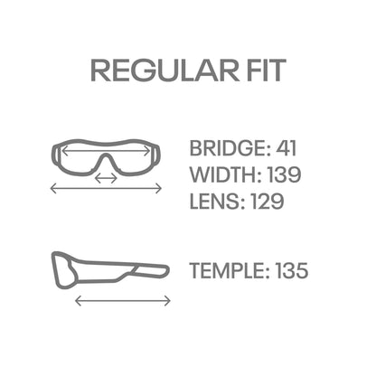 Reebok Smart Audio Sunglasses, HiFi Bluetooth Sport Glasses with UV Protection, Polarized Lenses, Unisex - Powered by Lucyd