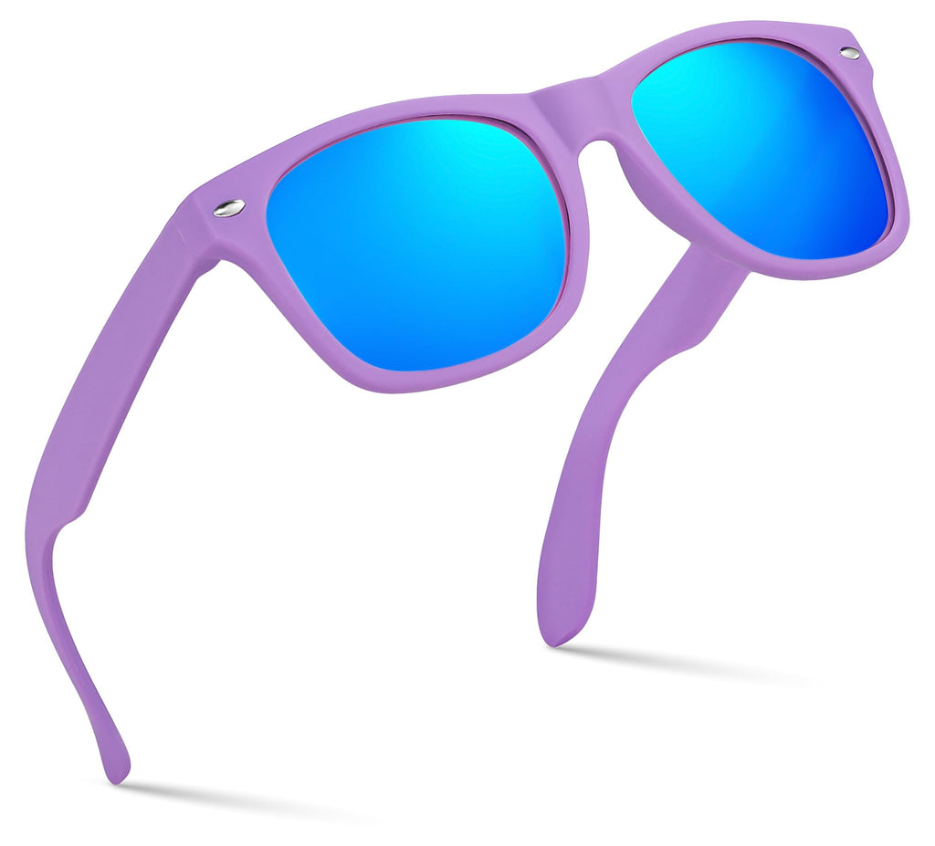 Retro Rewind Kids Sunglasses for Boys Girls Age 3-12 - Shatterproof UV400 Toddler Children Sun Glasses
