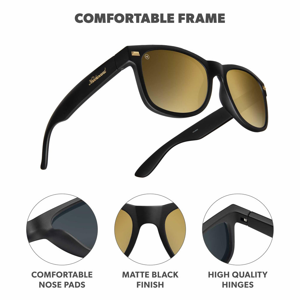 Knockaround Fort Knocks Polarized Sunglasses for Men & Women - UV400 Protection