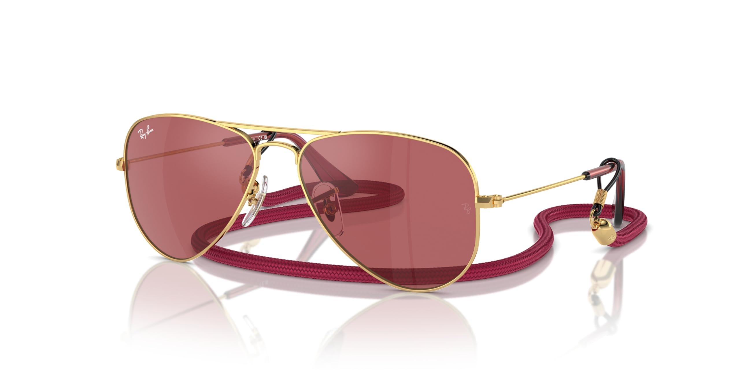 Ray-Ban Junior Kids' Rj9506s Metal Aviator Sunglasses