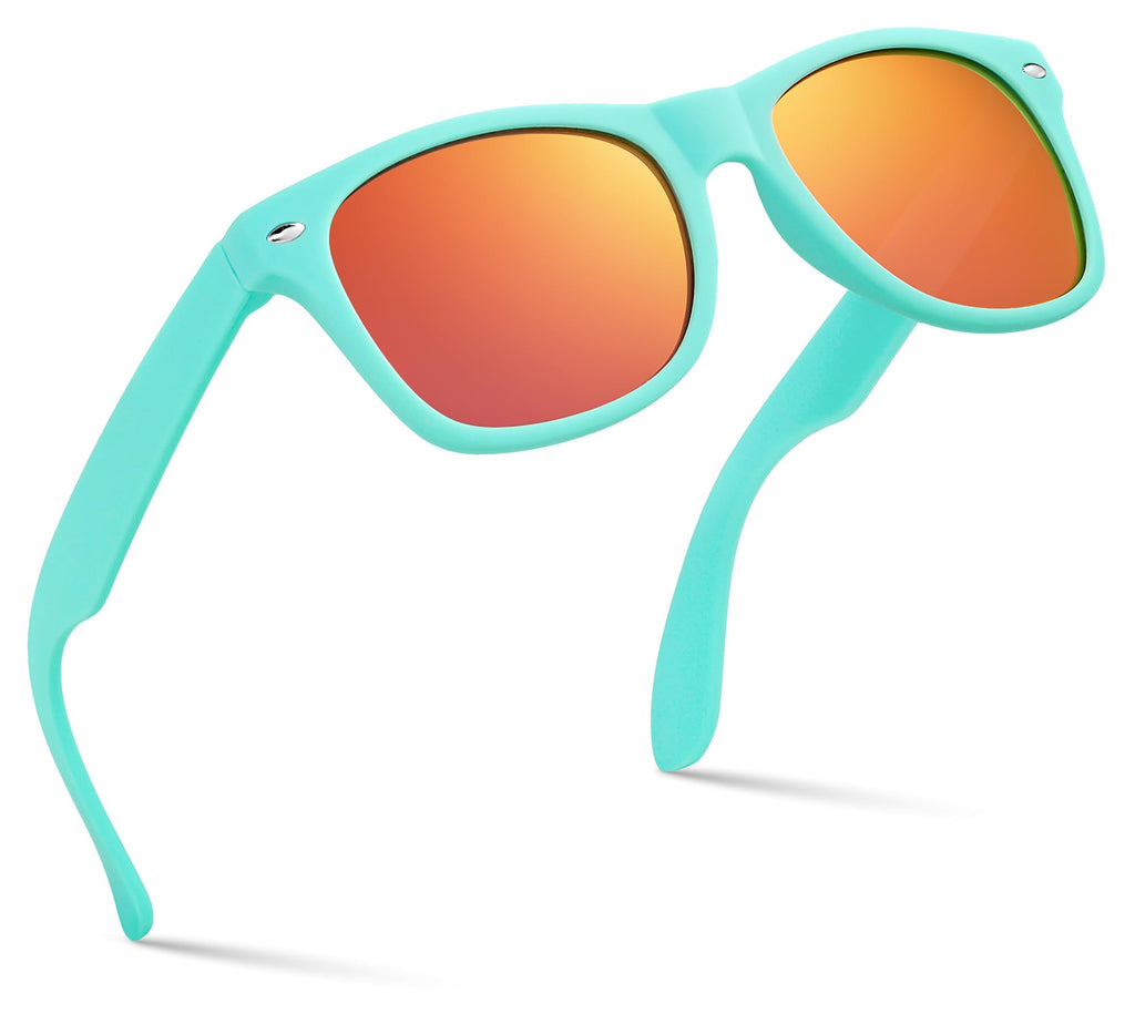 Retro Rewind Kids Sunglasses for Boys Girls Age 3-12 - Shatterproof UV400 Toddler Children Sun Glasses