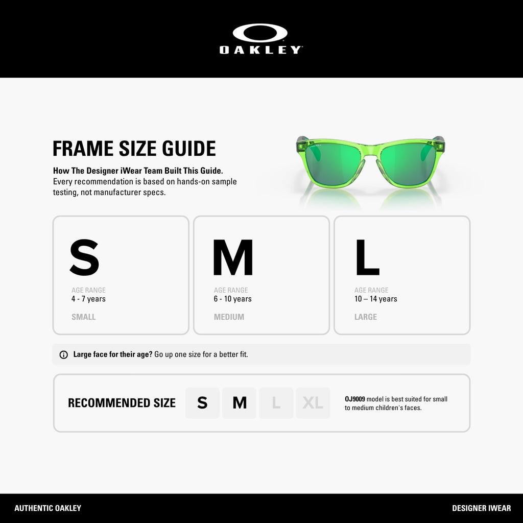 Oakley Junior Frogskins XXS OJ9009 Square Sunglasses for Boys for Girls