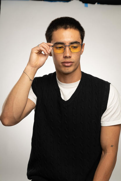 GUNNAR - Computer Blue Light Blocking Glasses Mendocino Blue Light Glasses, Midnight Blue, Adult US