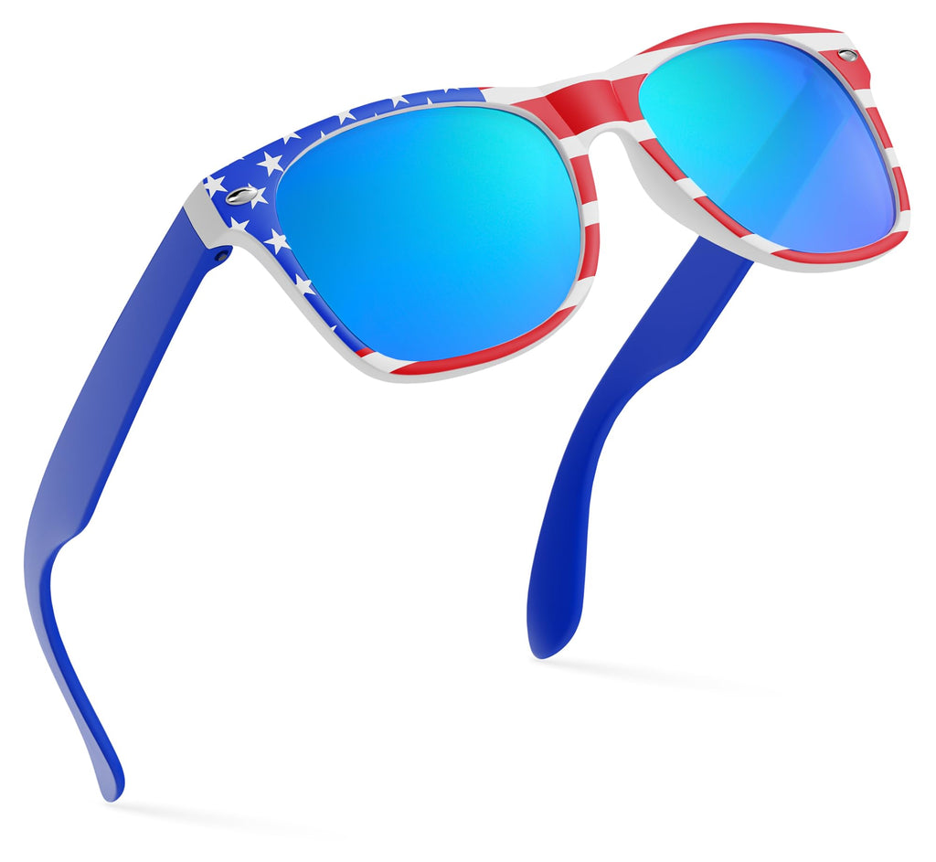 Retro Rewind Kids Sunglasses for Boys Girls Age 3-12 - Shatterproof UV400 Toddler Children Sun Glasses