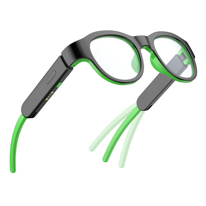 XIYANGYANG Kids Blue Light Glasses with Bluetooth Audio,Smart glasses,RGB 7-color light, Kids Smart Glasses Gifts