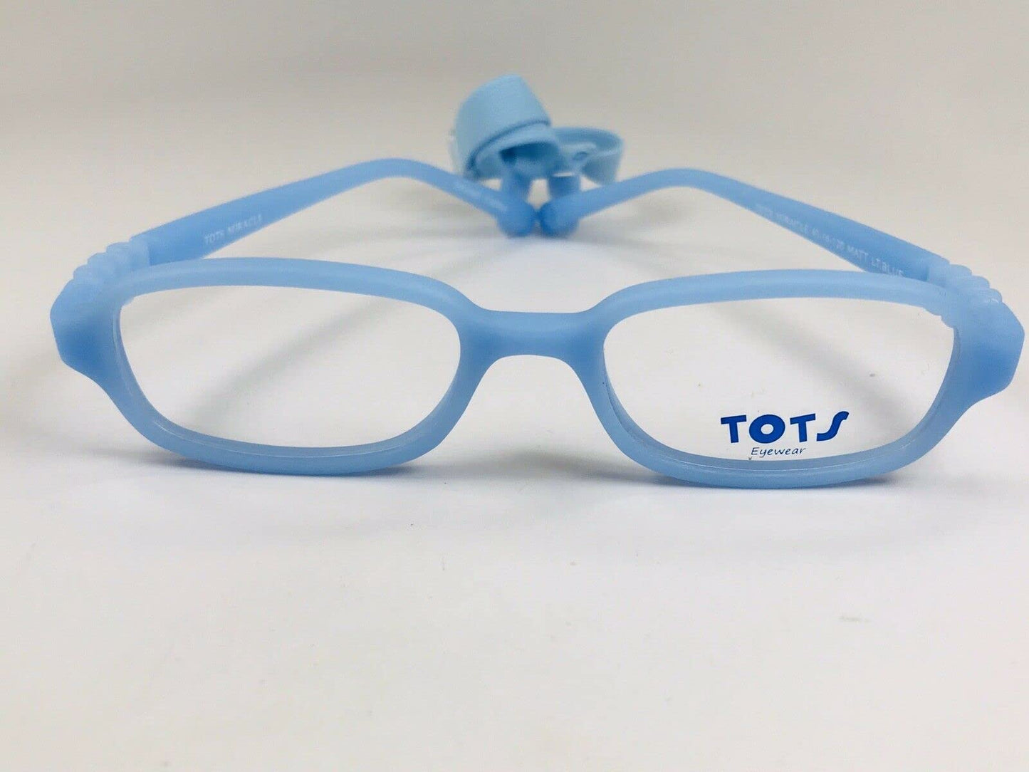 New TOTS Matte Light Blue MIRACLE Eyeglasses for KIDS 43/16/120 with Case & Strap
