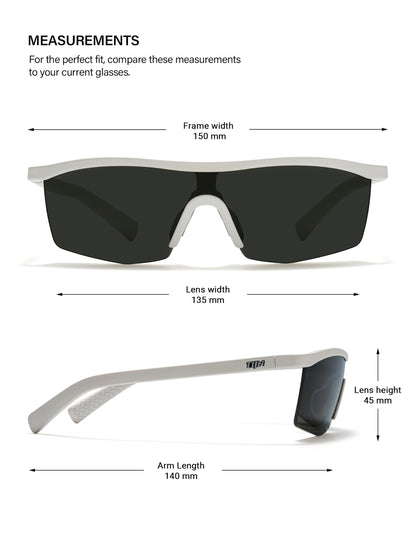 TIJN Anti-Slip Sport Sunglasses Men Women,UV400 Running Baseball Cycling Golf Hiking Fishing Wrap Around Outdoor Glasses