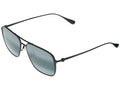 Maui Jim Men's and Women's Beaches Polarized Aviator Sunglasses, Extra large Fit