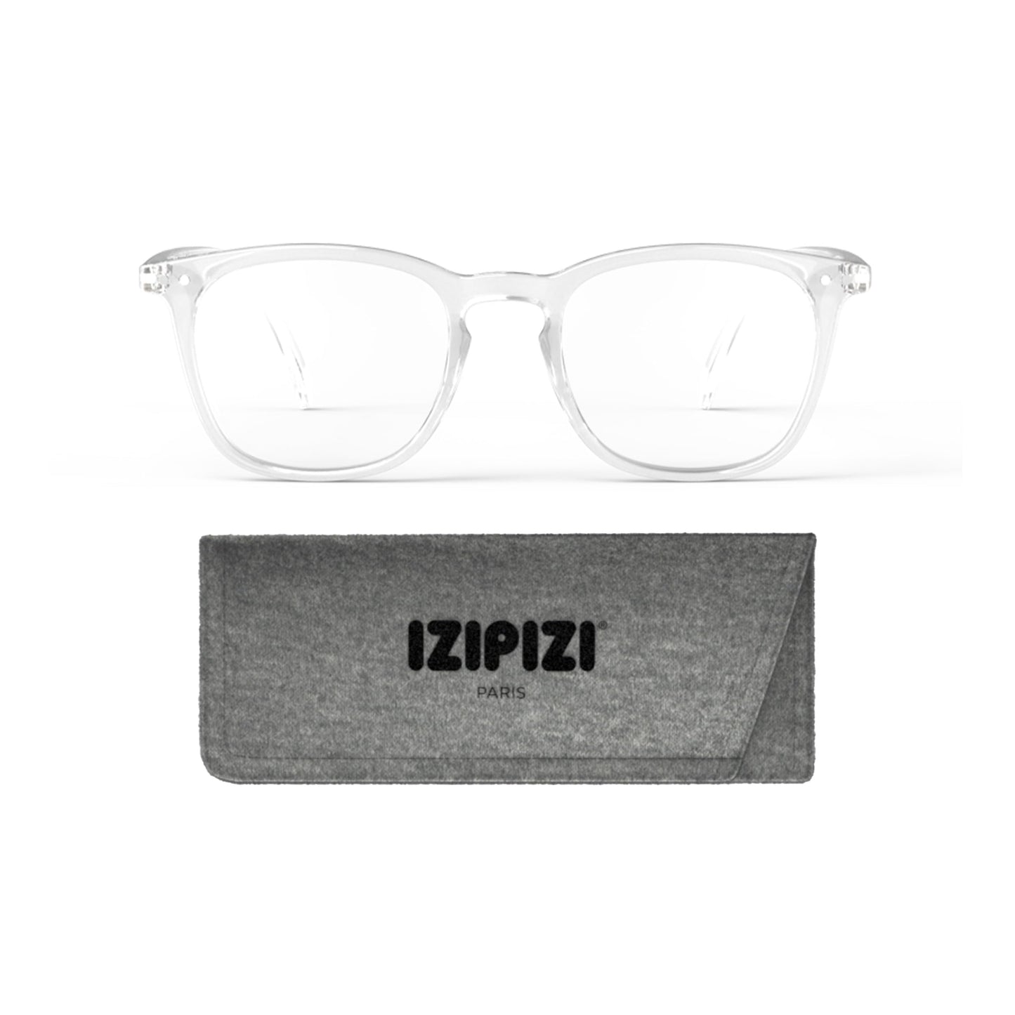 IZIPIZI READING #E Reading Glasses for Women and Men Rectangular Glasses with Anti-Scratch Lenses, Lightweight Fashion Frame