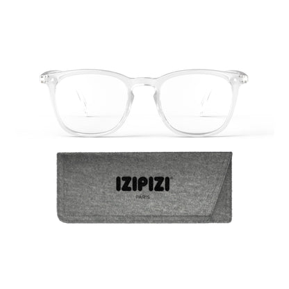 IZIPIZI READING #E Reading Glasses for Women and Men Rectangular Glasses with Anti-Scratch Lenses, Lightweight Fashion Frame