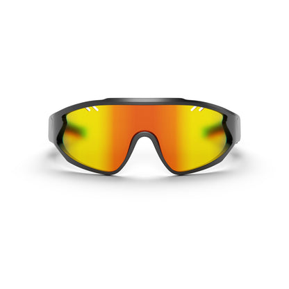 Reebok Smart Audio Sunglasses, HiFi Bluetooth Sport Glasses with UV Protection, Polarized Lenses, Unisex - Powered by Lucyd