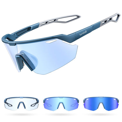 Lamicall 24g Polarized Sports Sunglasses for Men Women - UV400 Protection Sun Glasses for Baseball Running Cycling Fishing