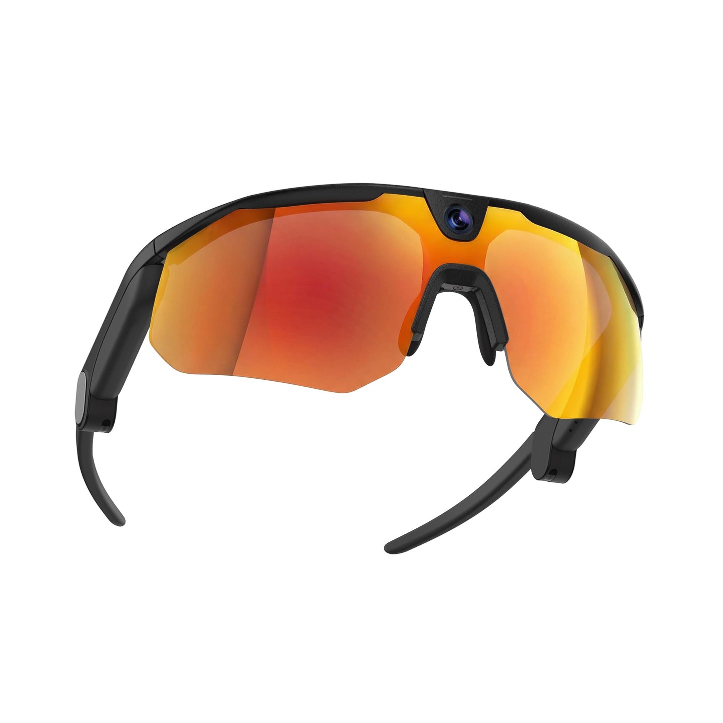 BleeqUp 4-in-1 Sport Camera Glasses, 16MP 1080P 120°FOV Camera Glasses with EIS, Lightweight Sport Sunglasses with AI Video for Outdoor Cycling Hiking