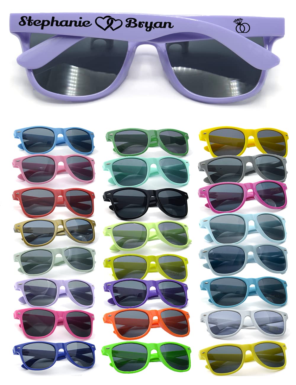 Personalized Sunglasses Bulk Party Favors Adult Custom Wedding Polarized Sunglasses Custom Branded Sunglasses
