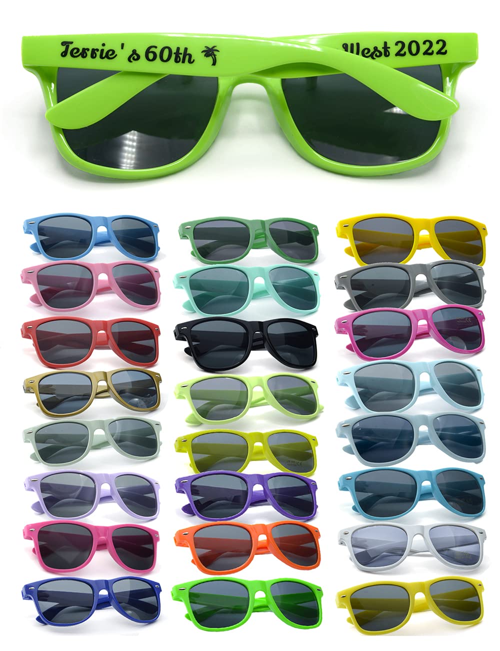 Personalized Sunglasses Bulk Party Favors Adult Custom Wedding Polarized Sunglasses Custom Branded Sunglasses
