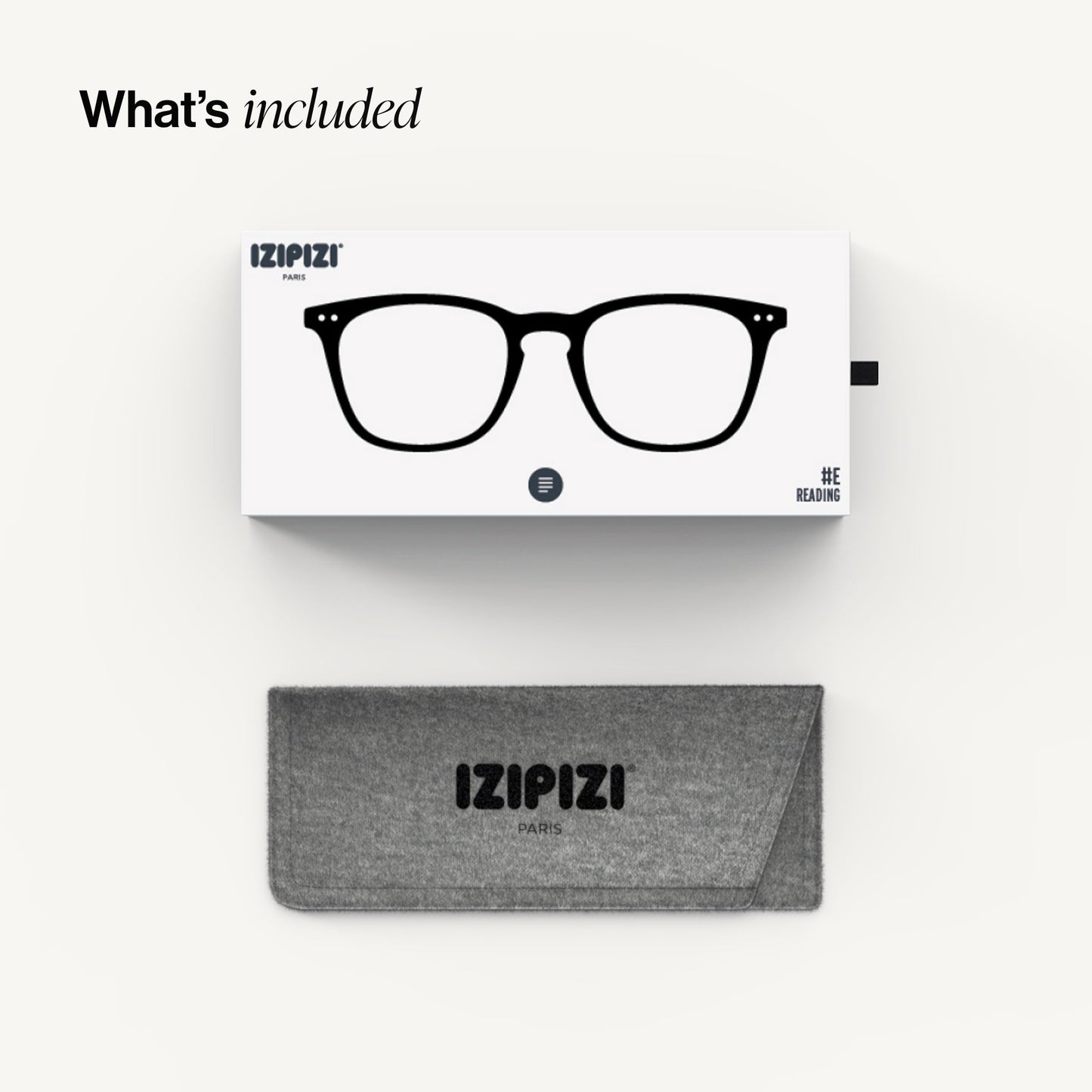 IZIPIZI READING #E Reading Glasses for Women and Men Rectangular Glasses with Anti-Scratch Lenses, Lightweight Fashion Frame