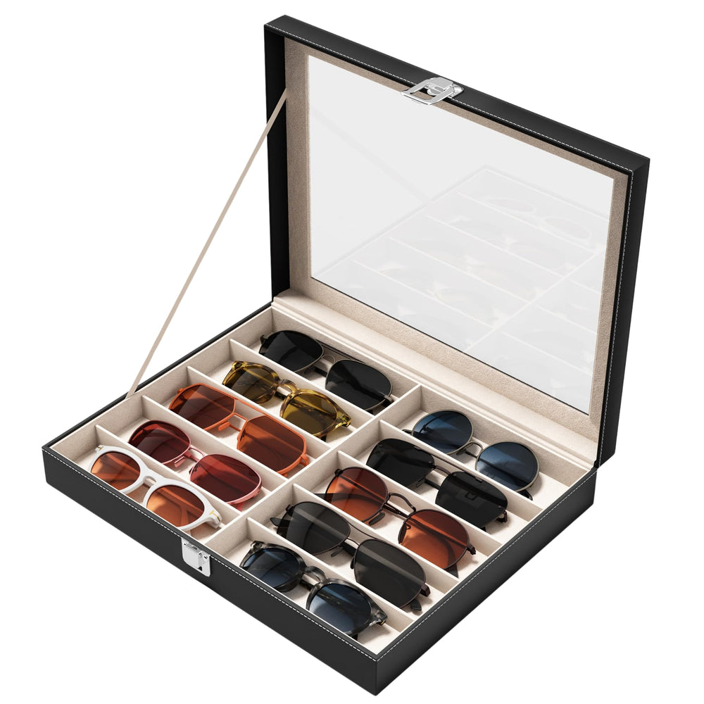 Multi-Slot Sunglasses Display Storage Organizer