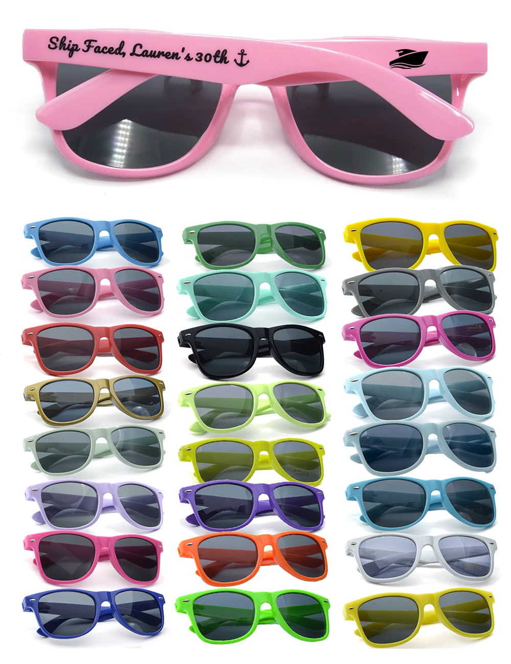 Personalized Sunglasses Bulk Party Favors Adult Custom Wedding Polarized Sunglasses Custom Branded Sunglasses