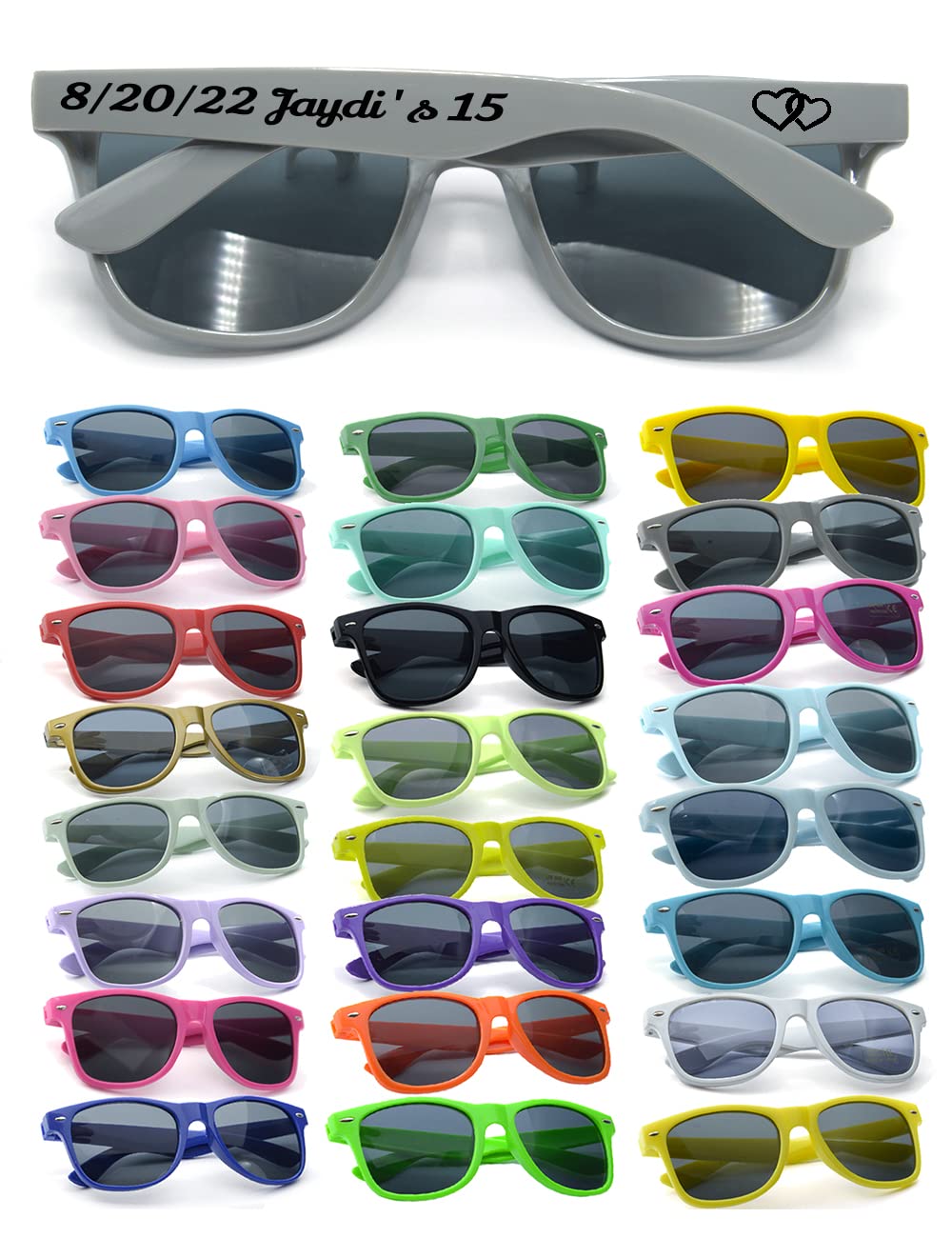 Personalized Sunglasses Bulk Party Favors Adult Custom Wedding Polarized Sunglasses Custom Branded Sunglasses