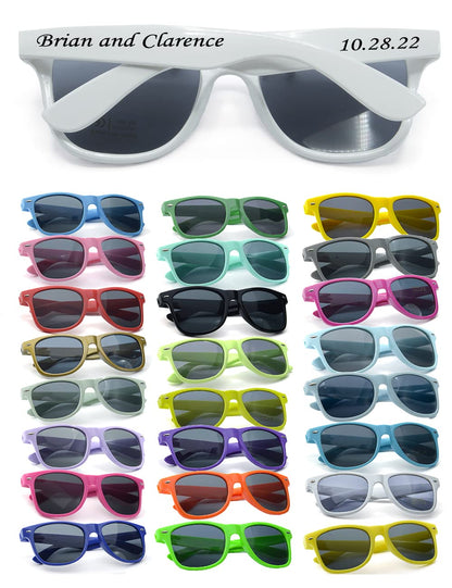 Personalized Sunglasses Bulk Party Favors Adult Custom Wedding Polarized Sunglasses Custom Branded Sunglasses