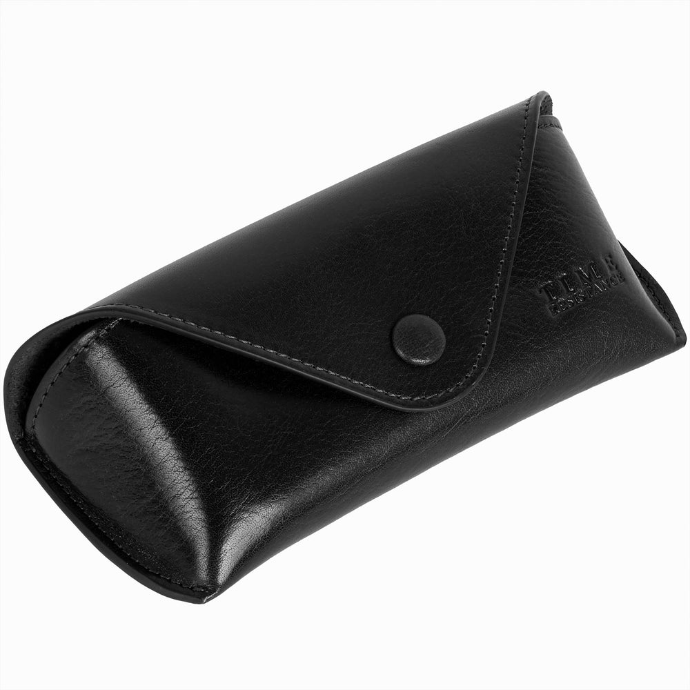 Handmade Leather Hard Shell Glasses Case